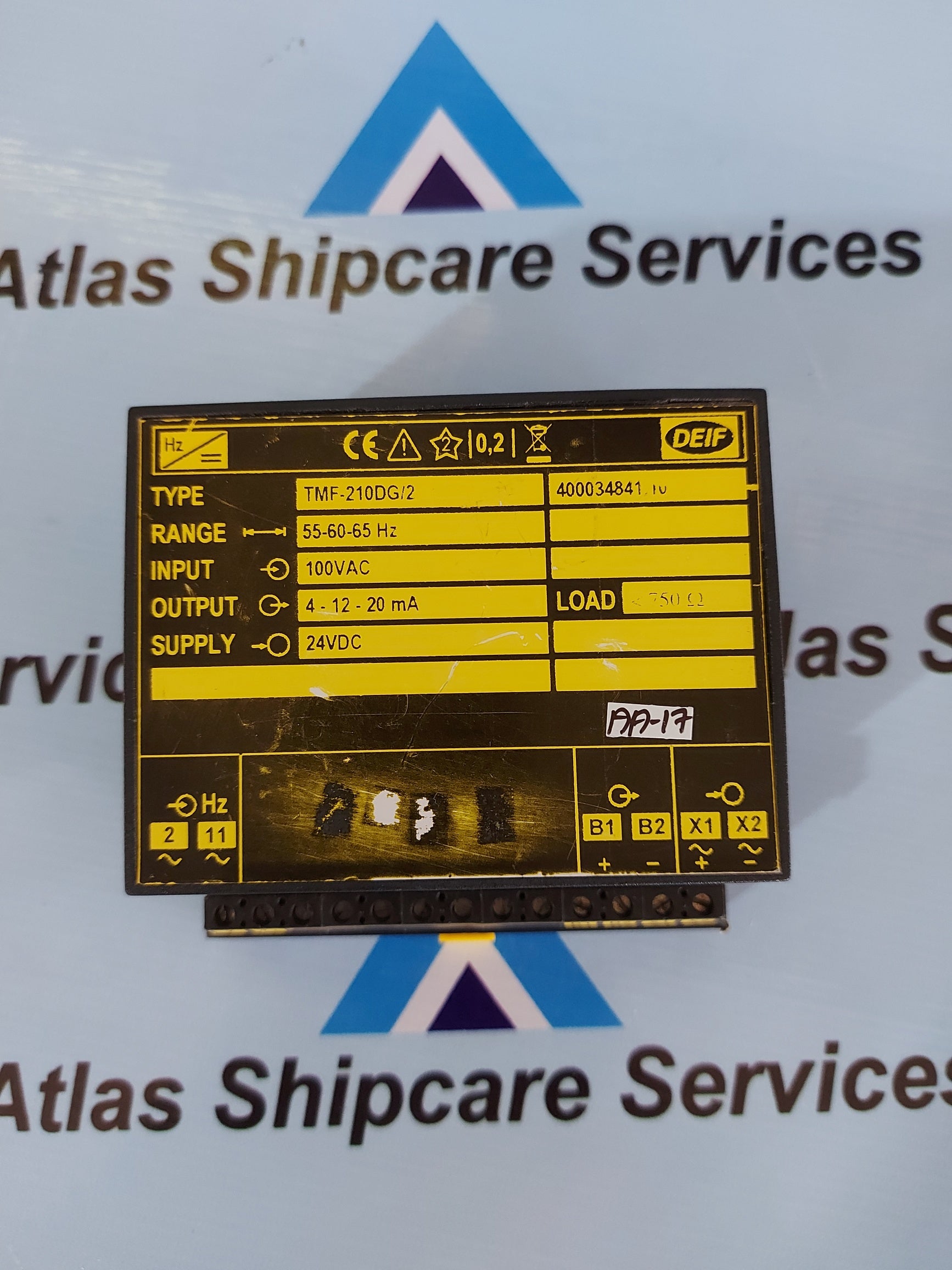 DEIF TMF-210DG/2 FREQUENCY TRANSDUCER 400034841.10